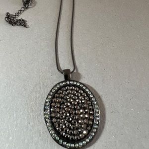 Black hematite very light necklace.